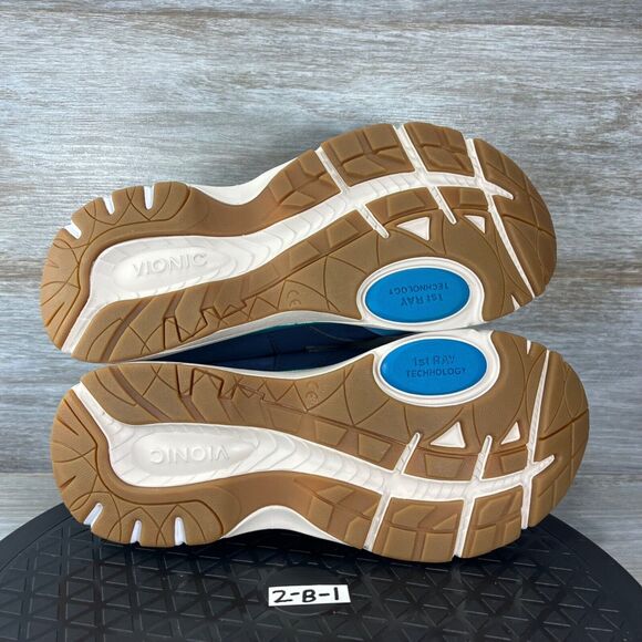 Vionic Women's Drift Zanny Waterproof Lace-Up Active Blue Sneakers Size 8 - Picture 13 of 13